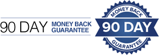 90 day money-back guarantee badge