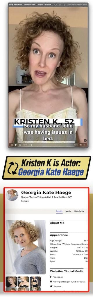 Actor - Georgia Kate Haege