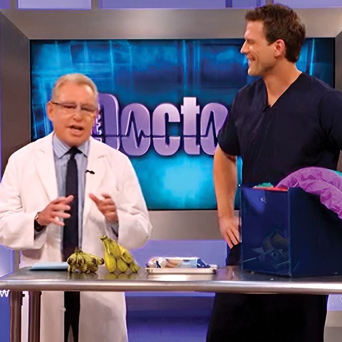 Dr. Dudley Danoff on T.V. show