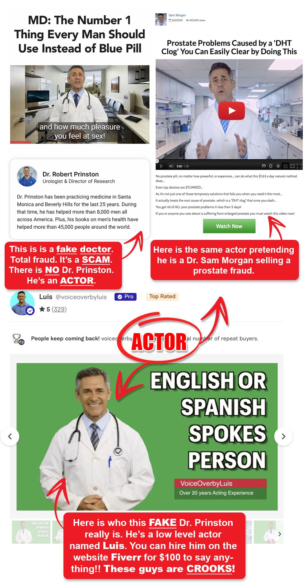 Fiverr actor luis